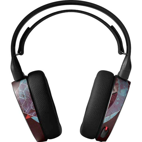 DC Comics Superman Purple Abstract Collage SteelSeries Arctis 5 Skin