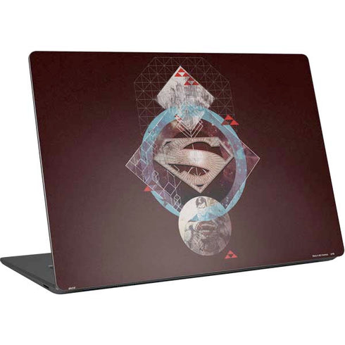 DC Comics Superman Purple Abstract Collage Surface Laptop 4 15in Skin