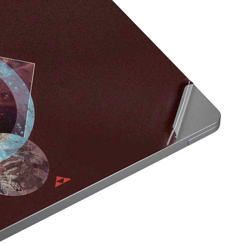 DC Comics Superman Purple Abstract Collage Universal Laptop 12in (9.8 x 6.8in) Skin