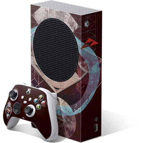 DC Comics Superman Purple Abstract Collage Xbox Series S Skins
