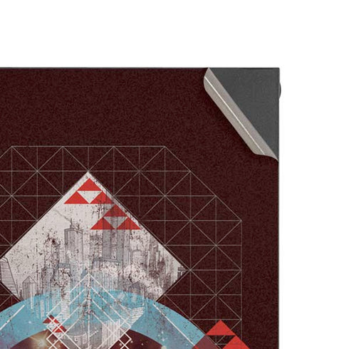 DC Comics Superman Purple Abstract Collage Xbox Series X Console Skin