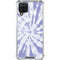 Purple Tie Dye Galaxy A12 Clear Case