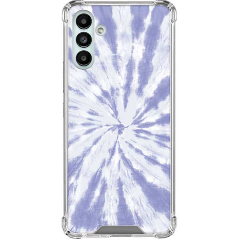 Purple Tie Dye Galaxy A13 5G Clear Case