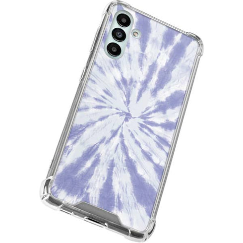 Purple Tie Dye Galaxy A13 5G Clear Case