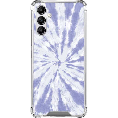 Purple Tie Dye Galaxy A14 5G Clear Case