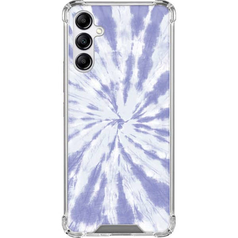 Purple Tie Dye Galaxy A15 5G Clear Case
