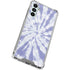 Purple Tie Dye Galaxy A15 5G Clear Case