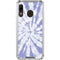 Purple Tie Dye Galaxy A30 Clear Case