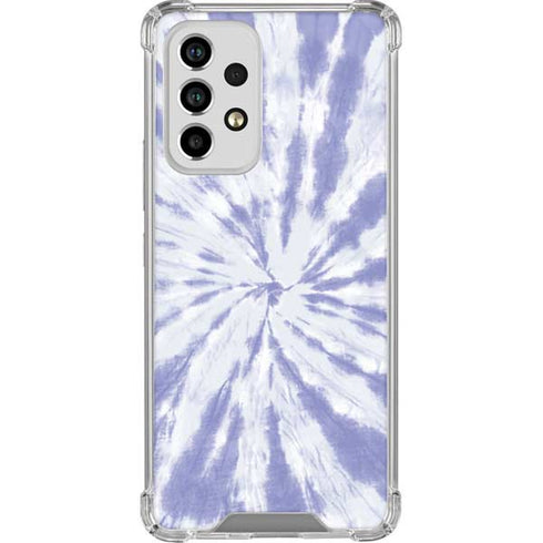 Purple Tie Dye Galaxy A33 5G Clear Case