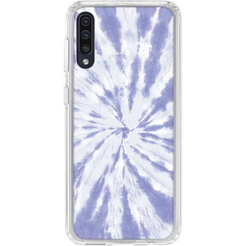 Purple Tie Dye Galaxy A50 Clear Case