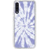 Purple Tie Dye Galaxy A50 Clear Case