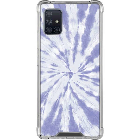 Purple Tie Dye Galaxy A51 5G Clear Case