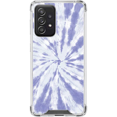 Purple Tie Dye Galaxy A52 5G Clear Case