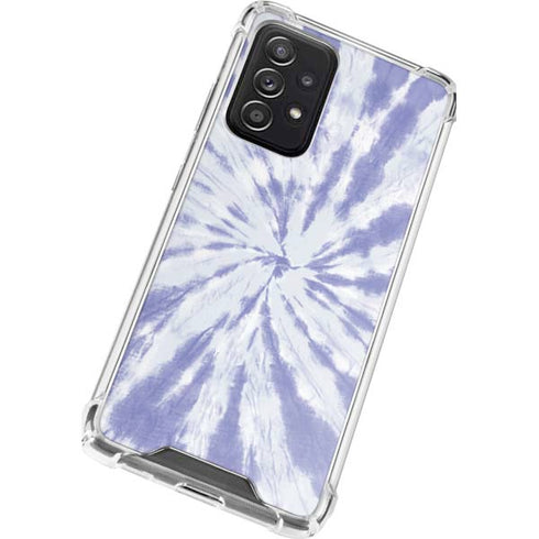 Purple Tie Dye Galaxy A52 5G Clear Case