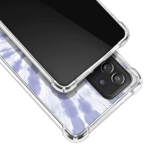 Purple Tie Dye Galaxy A52 5G Clear Case
