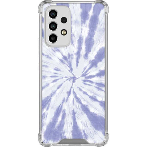 Purple Tie Dye Galaxy A53 5G Clear Case