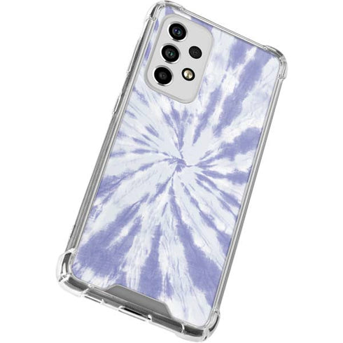 Purple Tie Dye Galaxy A53 5G Clear Case