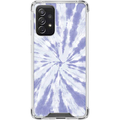 Purple Tie Dye Galaxy A72 5G Clear Case
