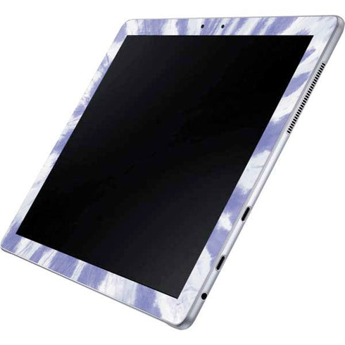 Purple Tie Dye Galaxy Book 12in Skin
