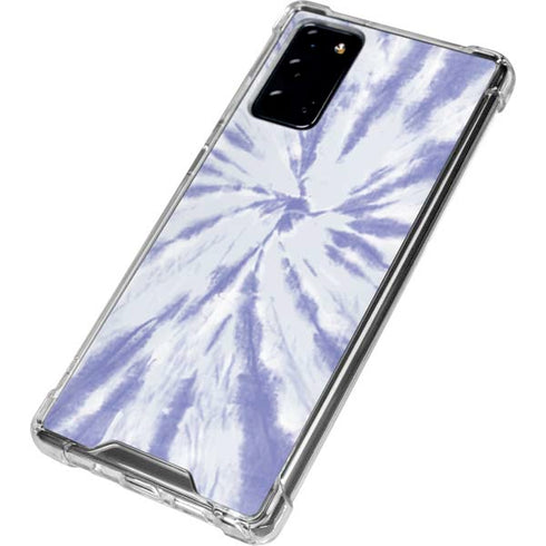 Purple Tie Dye Galaxy Note20 5G Clear Case