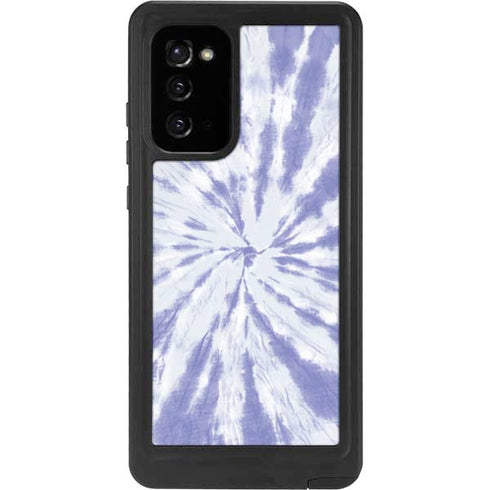 Purple Tie Dye Galaxy Note20 5G Waterproof Case