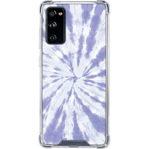 Purple Tie Dye Galaxy S20 FE Clear Case