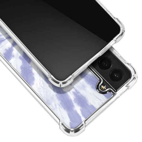 Purple Tie Dye Galaxy S21 FE Clear Case