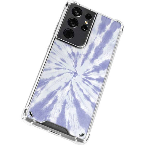 Purple Tie Dye Galaxy S21 Ultra 5G Clear Case