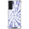 Purple Tie Dye Galaxy S22 Clear Case