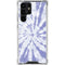 Purple Tie Dye Galaxy S22 Ultra Clear Case