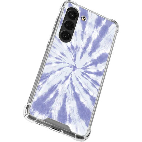 Purple Tie Dye Galaxy S23 Clear Case