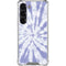 Purple Tie Dye Galaxy S23 Clear Case