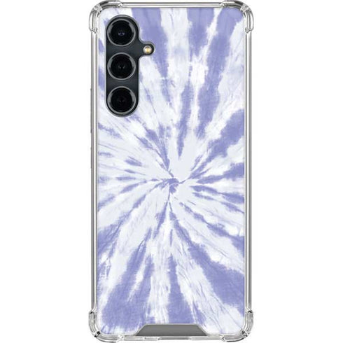 Purple Tie Dye Galaxy S23 FE Clear Case
