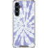 Purple Tie Dye Galaxy S23 FE Clear Case