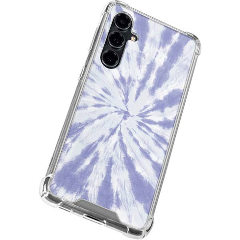 Purple Tie Dye Galaxy S23 FE Clear Case