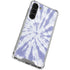 Purple Tie Dye Galaxy S23 Plus Clear Case