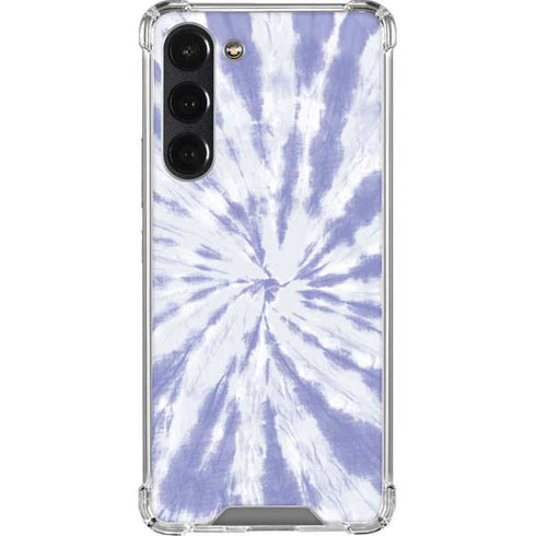 Purple Tie Dye Galaxy S23 Plus Clear Case