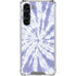 Purple Tie Dye Galaxy S23 Plus Clear Case