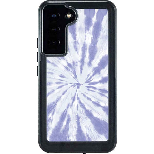 Purple Tie Dye Galaxy S23 Plus Waterproof Case