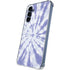 Purple Tie Dye Galaxy S24 Clear Case