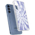Purple Tie Dye Galaxy S24 Clear Case