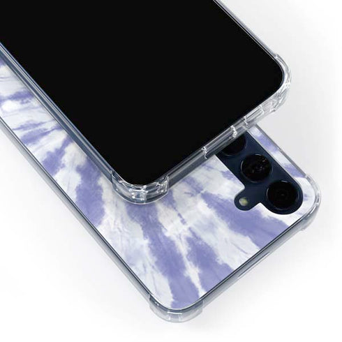 Purple Tie Dye Galaxy S24 Clear Case
