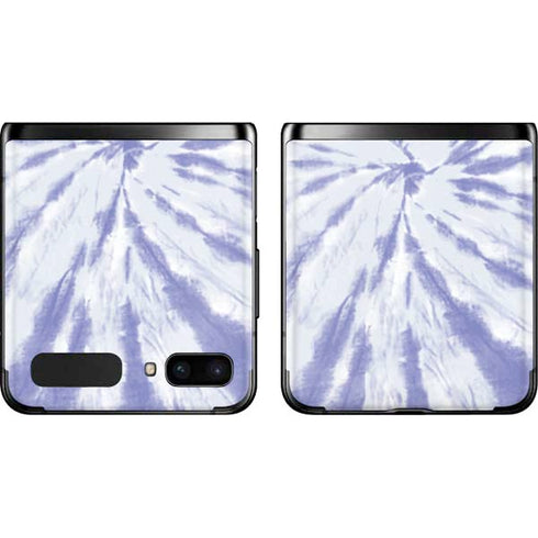 Purple Tie Dye Galaxy Z Flip Skin