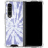 Purple Tie Dye Galaxy Z Fold4 5G Clear Case