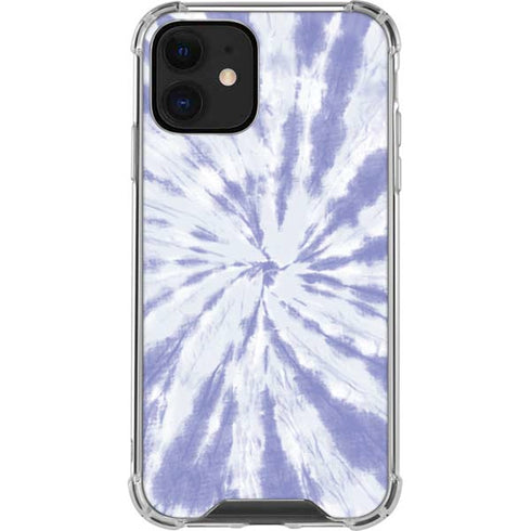 Purple Tie Dye iPhone 12 Mini Clear Case