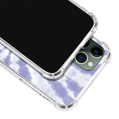 Purple Tie Dye iPhone 12 Pro Max Clear Case