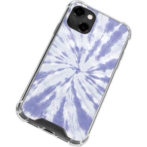 Purple Tie Dye iPhone 14 Clear Case