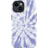 Purple Tie Dye iPhone 14 Plus Impact Case