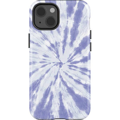 Purple Tie Dye iPhone 15 Impact Case