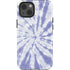 Purple Tie Dye iPhone 15 Impact Case